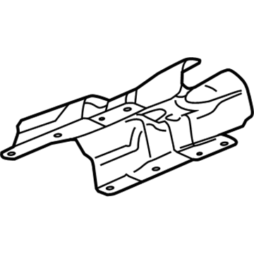 GM 23421296 Shield, Exhaust Intermediate Underbody Heat