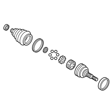 GM 26044398 Joint Kit,Front Wheel Drive Shaft Cv (W/Boot)