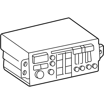 GM 9390762 Radio Assembly, Amplitude Modulation/Frequency Modulation Stereo & Clock & Cd Player