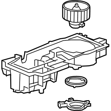 2014 Buick Encore Blower Motor - 42777757