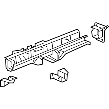 GM 84495495 Rail Assembly, U/B Rr Si