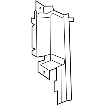 GM 84403661 Baffle, Rad Air Si Upr