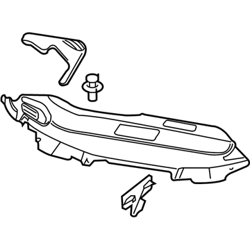 GM 92160585 Baffle Assembly, Radiator Air Upper