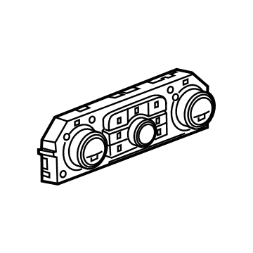 GM 84692231 Heater & Air Conditioner Control Assembly User Interface