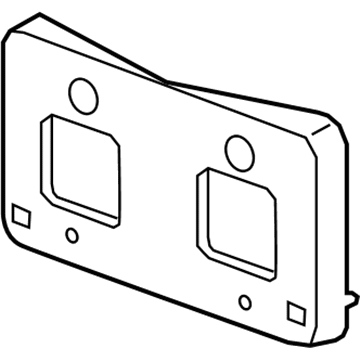 GM 23317838 Bracket Assembly, Front License Plate