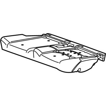 GM 23470753 Pad, Rear Seat Cushion