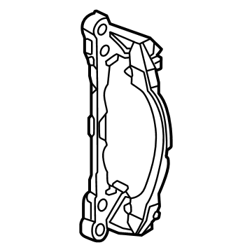 GM 86779266 BRACKET ASM-FRT BRK CLPR