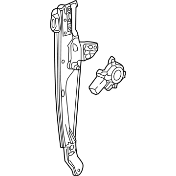 GM 84932475 Regulator Assembly, Rear S/D Wdo