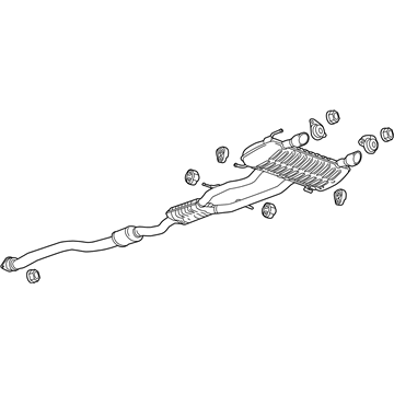 2015 Cadillac CTS Exhaust Pipe - 84376530