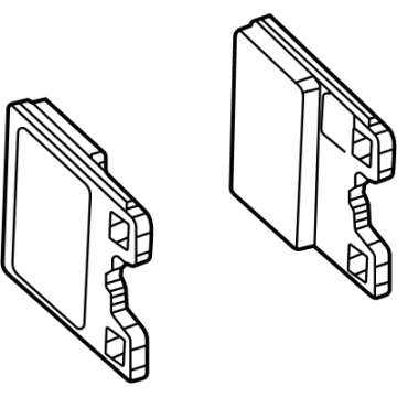 2020 Chevrolet Corvette Brake Pad - 84935102