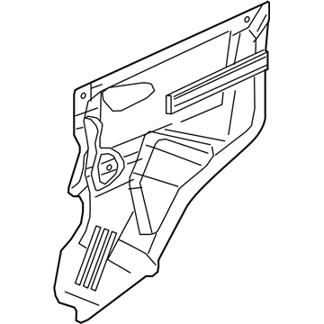 GM 42472712 Deflector Assembly, Rear Side Door Water