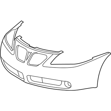 GM 19151158 Front Bumper, Cover *Primed, Pontiac G6