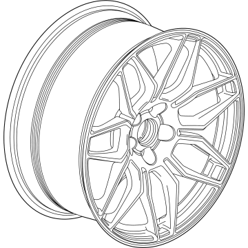 GM 86506447 WHEEL-RR *TITAN SATIN