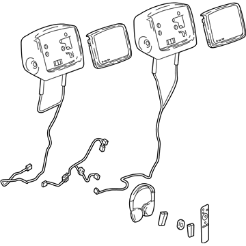 GM 84775462 Display Assembly, F/Seat H/Rst *Mink)(Instal