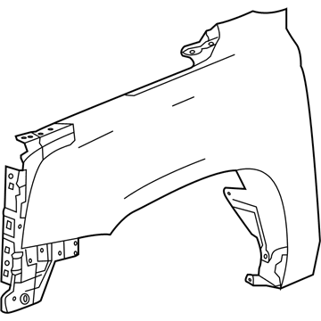 GM 84216912 Fender Assembly, Front