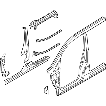 GM 19317535 Frame Asm,Body Side<See Guide/Contact Bof>