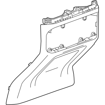 GM 84602957 Panel Assembly, F/Flr Cnsl Rr Tr *Atmosphere