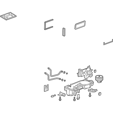 GM 95018006 Case, Heater & A/C Evaporator & Blower Lower