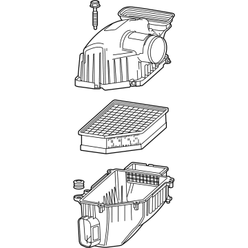 Chevrolet Silverado Air Filter Box - 85614333