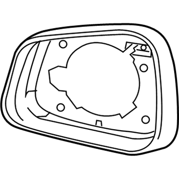 GM 42492878 Bezel, Outside Rear View Mirror Housing