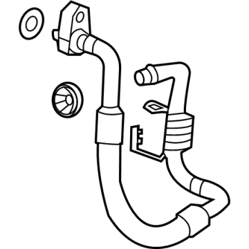 2020 GMC Sierra Automatic Transmission Oil Cooler Line - 85525392