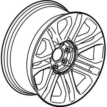 GM 84341232 Wheel Rim, Frt & Rr