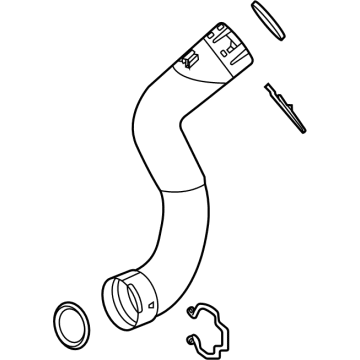 GM 60004316 Hose Assembly, Chrg Air Clr Otlt Air