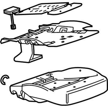 GM 90803724 Module Kit, Airbag Front Pass Presence (W