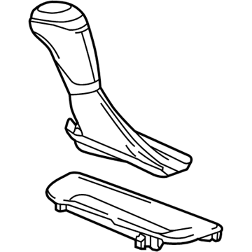 GM 84891125 Knob Assembly, A/Trns Cont Lvr