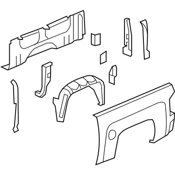 GM 84290098 Panel Assembly, Pubx Otr Si