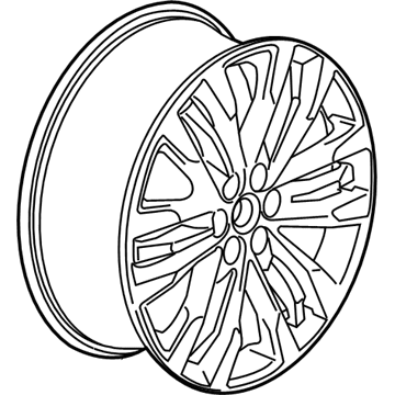 GM 84444234 Wheel Rim, Frt & Rr