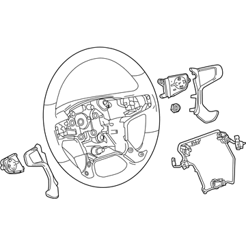 2015 Chevrolet Silverado Steering Wheel - 84353079