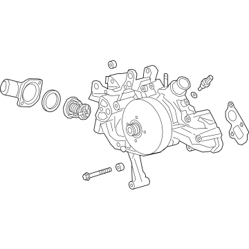 GM 12708893 Pump Assembly, Wat