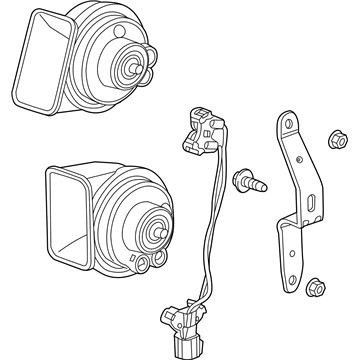 GM 84417047 Horn Assembly, Dual