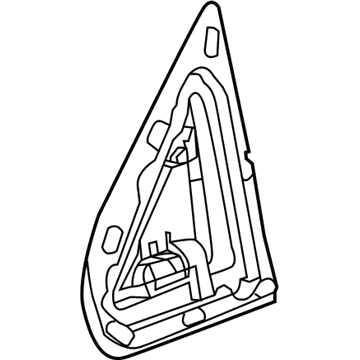 GM 22919765 Gasket, Outside Rear View Mirror *Less Finish