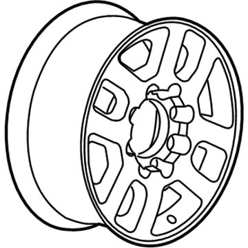 GM 84397983 Wheel, Front & Rr