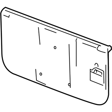 GM 88980473 Panel,M/Gate Inner