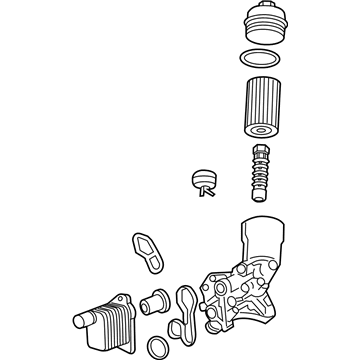 GM 25200134 Cooler Assembly, Engine Oil (W/ Filter)