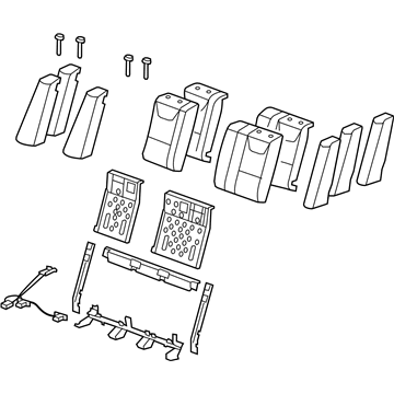 GM 15259879 CUSHION, Front/Rear