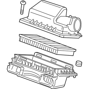 GM 84009416 Housing, Air Cleaner