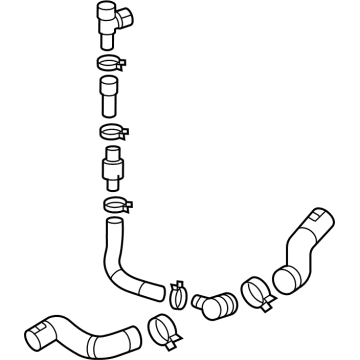 GM 84544547 Hose, Rad Inl