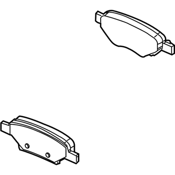 GM 25864605 Pad Kit,Rear Disc Brake