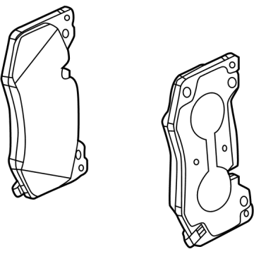 2024 Chevrolet Corvette Brake Pad - 86824349