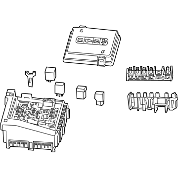 2020 Chevrolet Camaro Fuse Box - 86806142