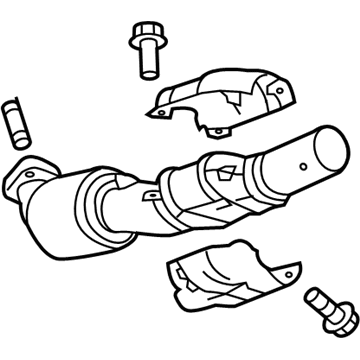 2015 Chevrolet Camaro Catalytic Converter - 84338054