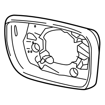 GM 86523306 BEZEL-O/S RR VIEW MIR HSG *SERV PRIMER