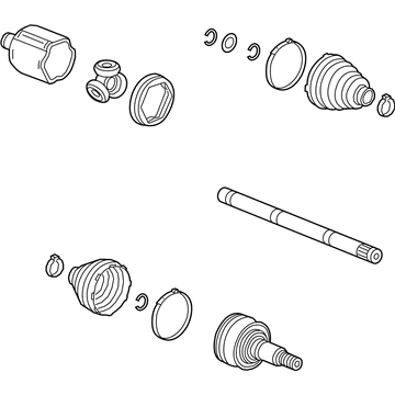 2019 Chevrolet Silverado Axle Shaft - 87862071