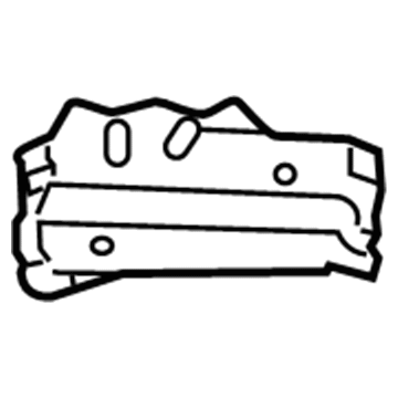 GM 23124644 Gusset, Front Compartment Outer Side Rail