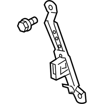 GM 23244522 Adjuster Assembly, F/Seat Belt Gde *Titanium