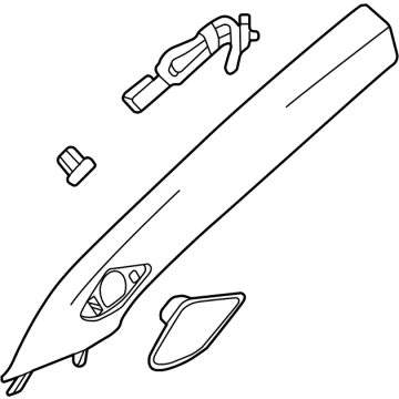 GM 42780747 MOLDING ASM-W/S GARN *LT OPEL GRAYY